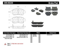 StopTech Performance Rear Brake Pads for 00-05 Celica GT-S