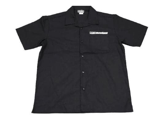 HKS MOTORSPORT BUTTON-UP SHIRT BLACK XL (51007-AK265)