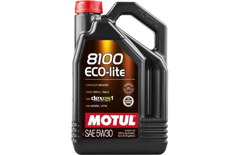 Aceite de motor sintético Motul 5L 8100 5W30 ECO-LITE (mot108214)