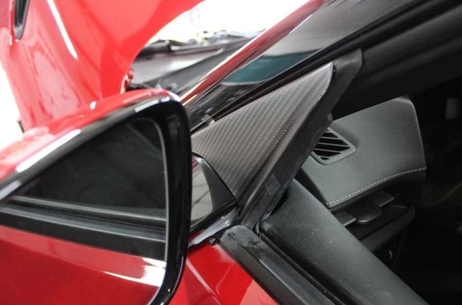 AMS 2020+ Toyota GR Supra Anti-Wind Buffeting Kit - Matte Carbon (AMS.38.06.0002-2)