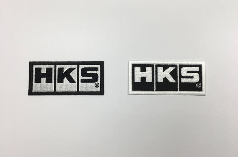 HKS PATCH HKS W105 BLACK & WHITE