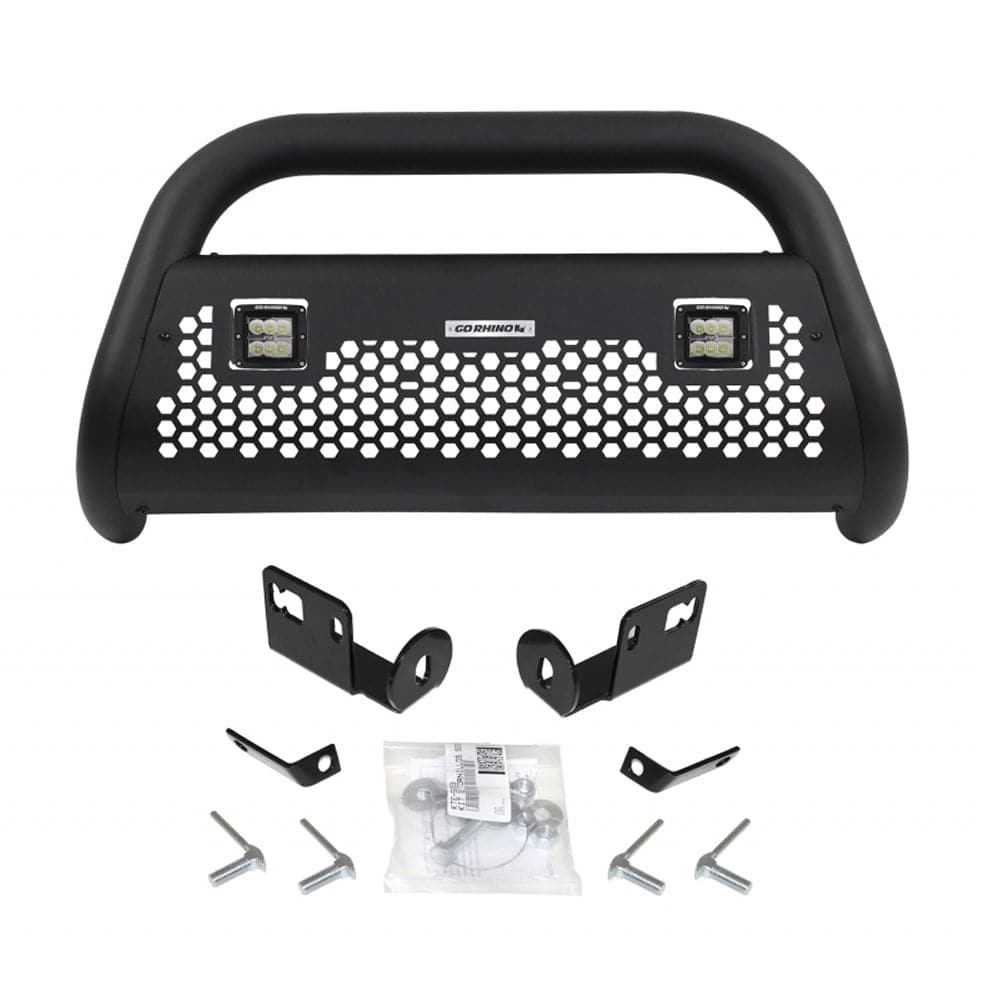 Go Rhino 16+ Toyota Tacoma RC2 LR Complete Kit-3in. L.E.D. Cube Lights-Tex Blk