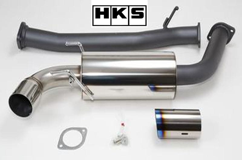 Escape HKS con punta TI única de 75 mm y respaldo de gato de alta potencia para MAZDA RX8 2004-2008 (hks31006-BZ001)