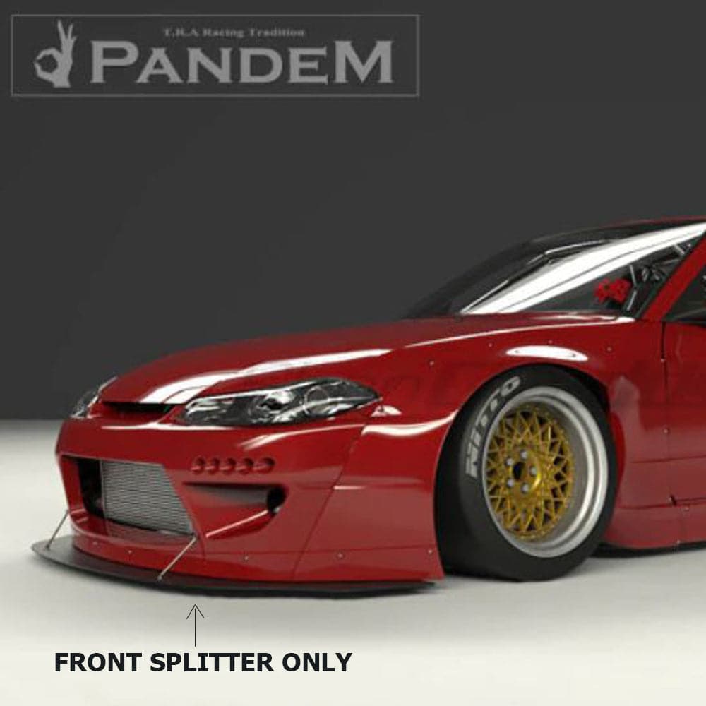 Pandem 99-03 Nissan Silvia S15 Rocket Bunny Front Splitter