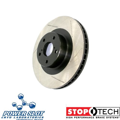 StopTech Power Slot CRYO Front Left Slotted Rotor for 2000-2009 Honda S2000 (sto126.40048CSL)