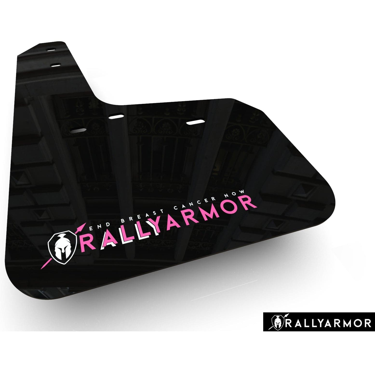 Rally Armor 2017+ Honda Civic Type R Guardabarros negro BCE Logotipo rosa (ralMF47-BC20-BLK/PK)