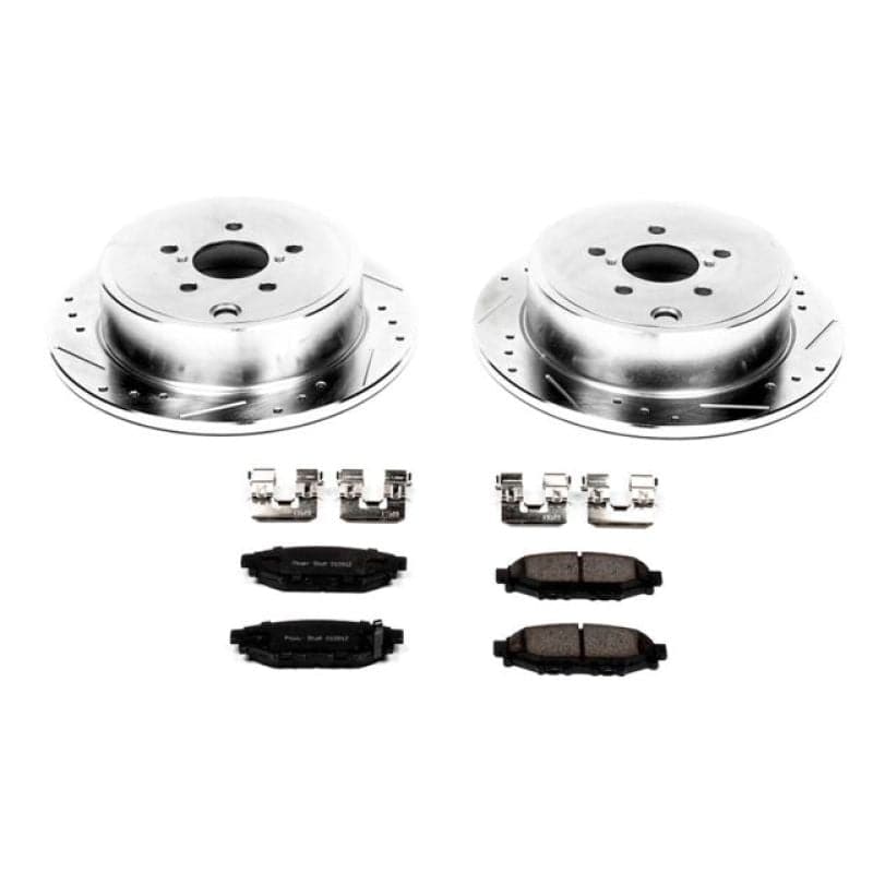 Power Stop 13-16 Subaru BRZ Rear Z23 Evolution Sport Brake Kit (K4631)