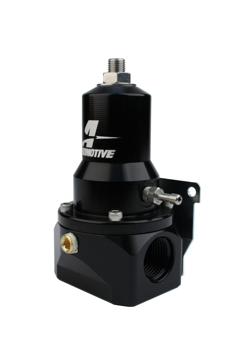 Aeromotive Regulator - 30-120 PSI - .313 Valve - 2x AN-10 Inlets / AN-10 Bypass (13134)