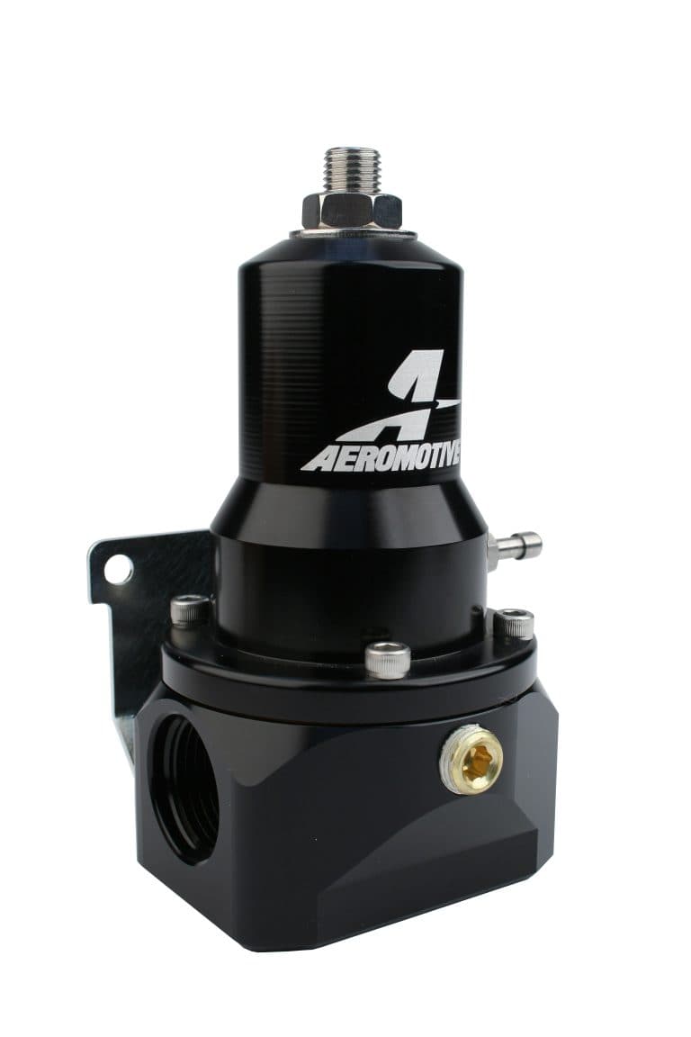 Aeromotive Regulator - 30-120 PSI - .313 Valve - 2x AN-10 Inlets / AN-10 Bypass (13134)