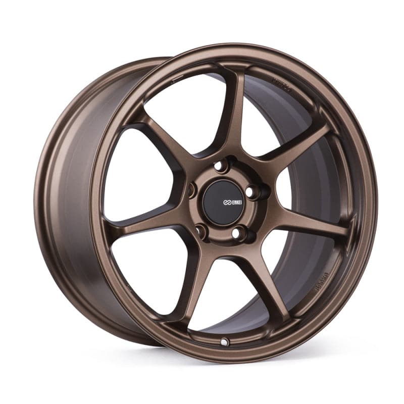 Enkei TS-7 18x8.5 5x114.3 38mm Offset 72.6mm Bore Matte Bronze Wheel (535-885-6538ZP)