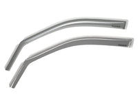 WeatherTech 16+ Toyota Tacoma Double Cab Front Side Window Deflectors - Light Smoke