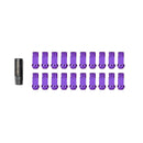 Wheel Mate Muteki SR48 Open End Lug Nuts - Purple 12x1.25 48mm