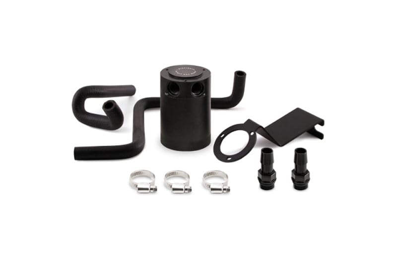 Mishimoto 2017+ Toyota 86 / 2013+ Subaru BRZ / Baffled Oil Catch Can Kit - Black (misMMBCC-BRZ-13PBE)