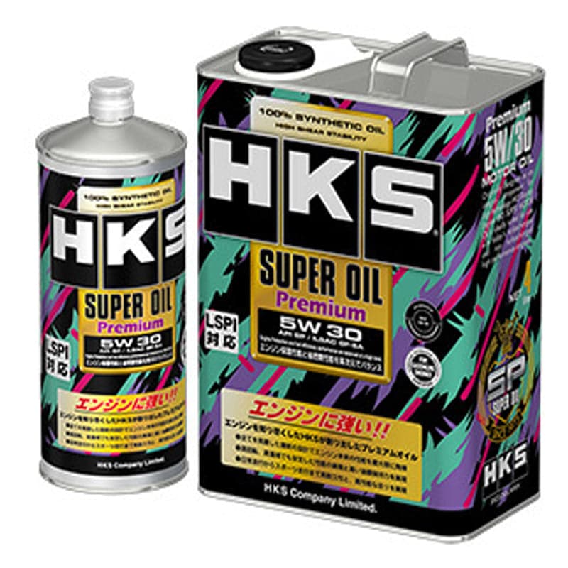 HKS SUPER OIL Premium API SP/ILSAC GF-6A 5W30 4L (hks52001-AK145)