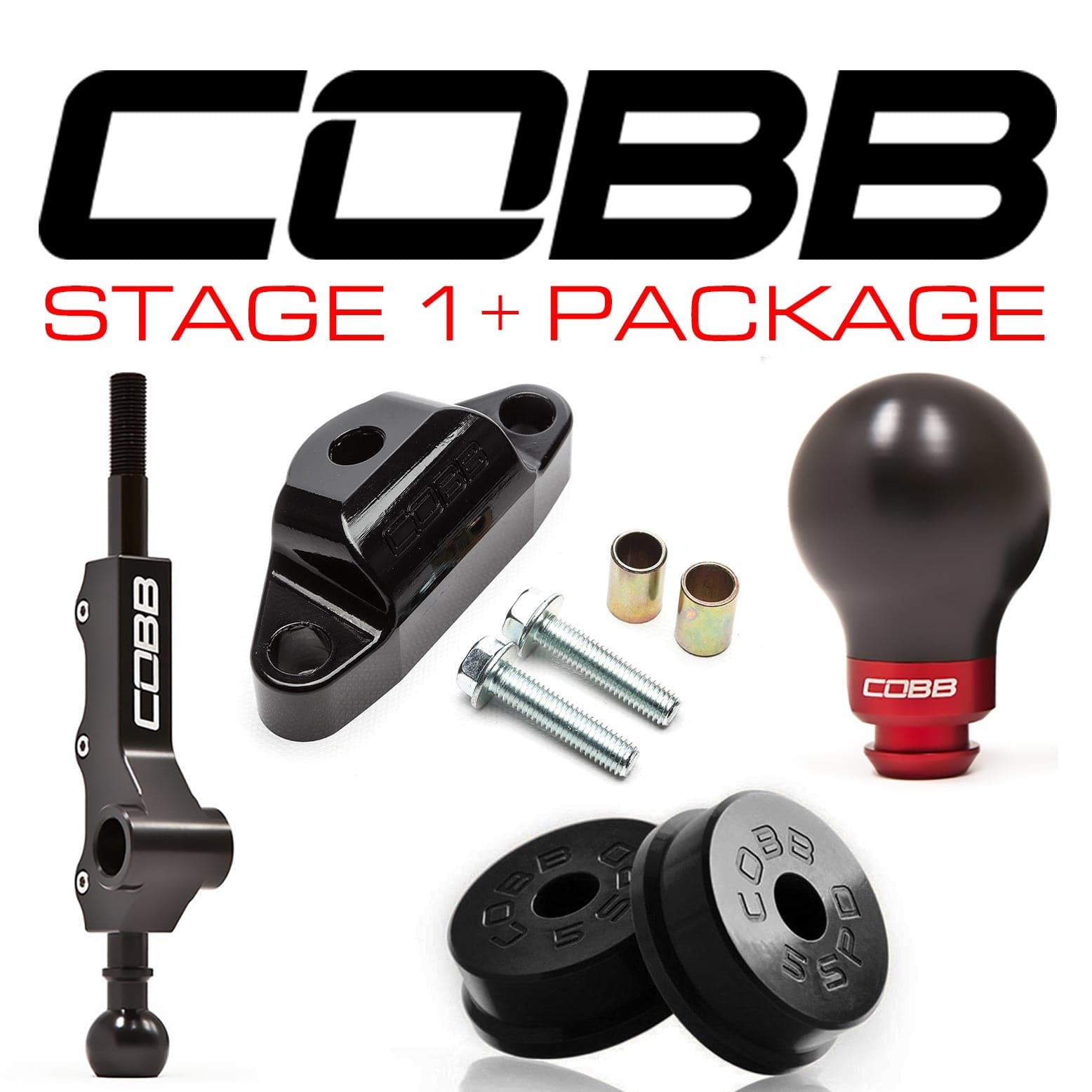 COBB Subaru 02-07 WRX 5MT Stage 1+ Drivetrain Package w/ Wide Barrel Shifter (cobb212X01P-BK)