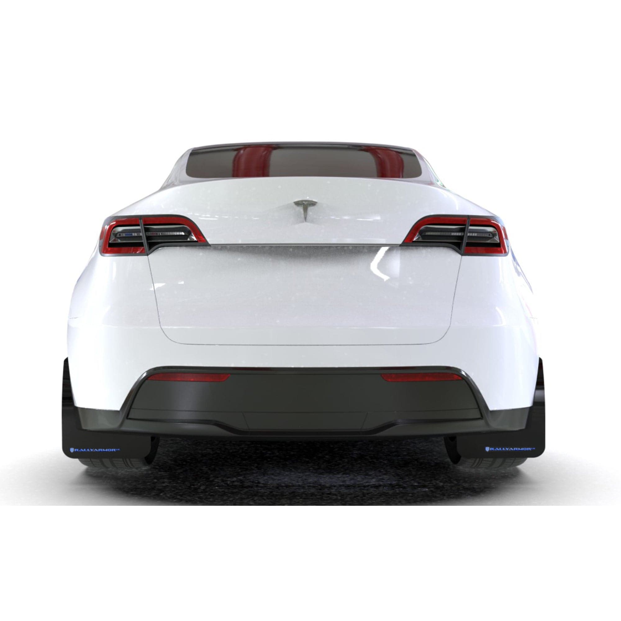 Rally Armor 20-23 Tesla Model Y UR Black Mud Flap with Blue Logo (ralMF72-UR-BLK/BL)