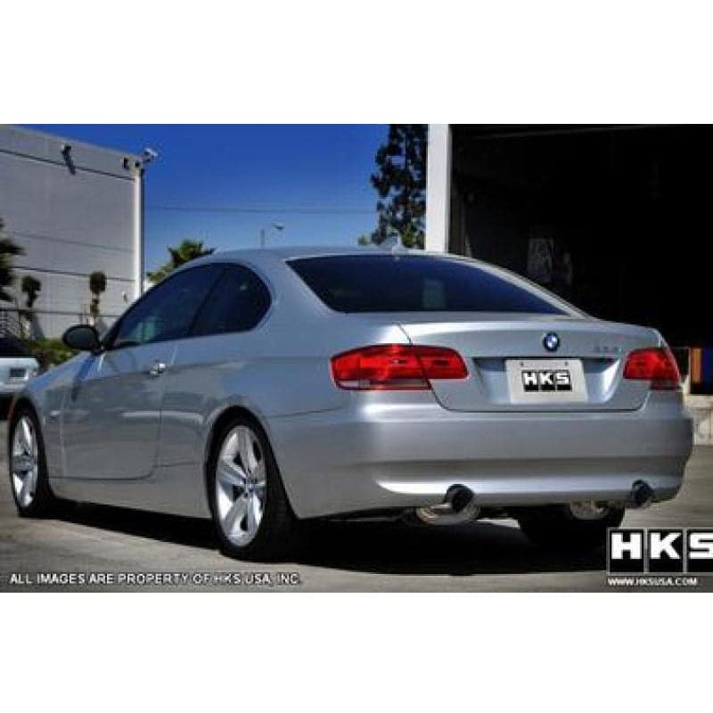 HKS 07-09 BMW 335i Coupé solamente Legamax Hi-Power Dual SOS304 Ti-Tip Catback Escape (31013-BG001) 