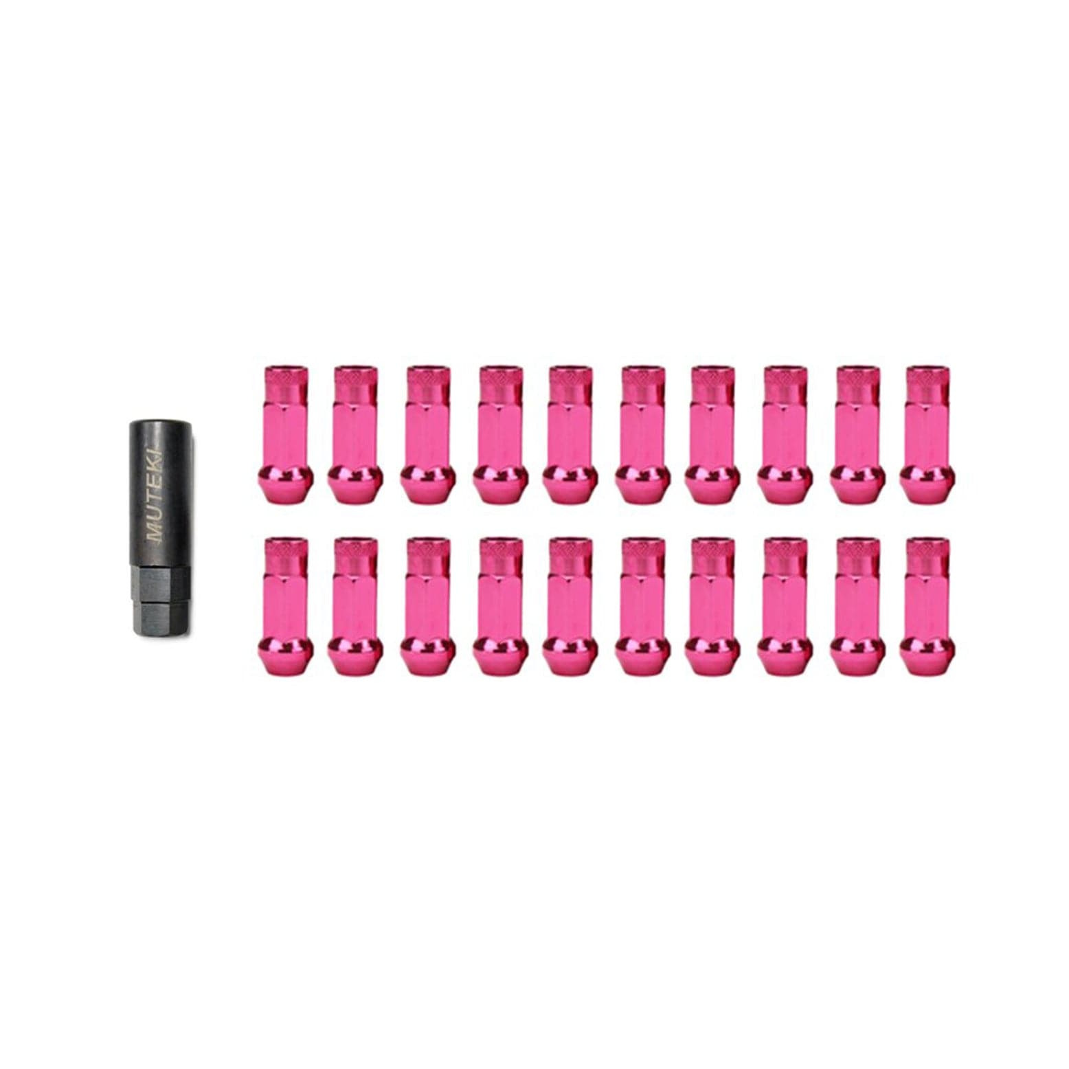 Wheel Mate Muteki SR48 Open End Lug Nuts-Pink 12x1.25 48mm for 2009+ Nissan 370Z (whm32905K)