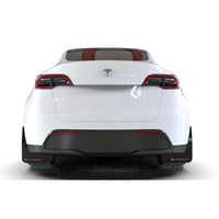 Rally Armor 20-23 Tesla Model Y UR Guardabarros negro con logotipo rojo (ralMF72-UR-BLK/RD)