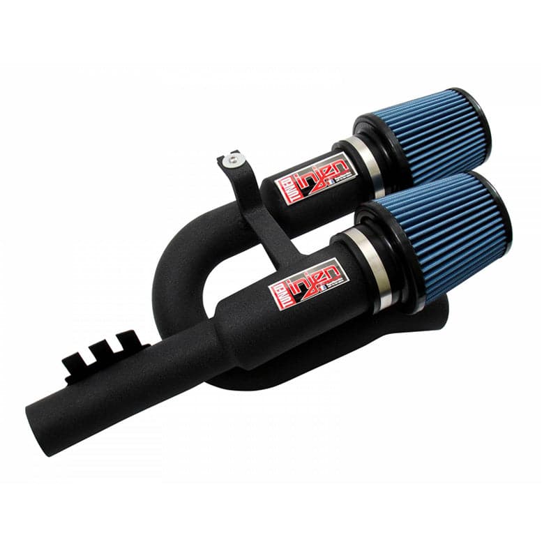 Injen 07-09 335i E92 / 08-09 135i E82 3.0L L6 Twin intake Wrinkle Black Short Ram Intake (SP1125WB)