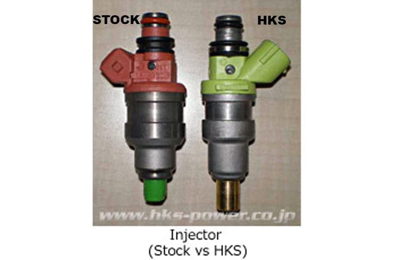 HKS 2003-2006 Mitsubishi Evo VIII/IX Kit completo de actualización de combustible 4 inyectores de 800 cc/bomba de combustible mejorada/extensión (hks14007-AM007)