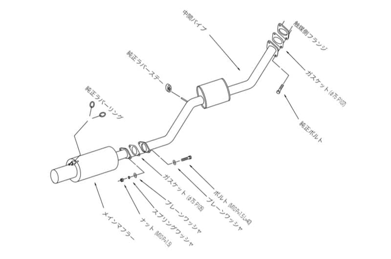 Toyota Supra 3.0 Turbo Hi-Power Exhaust