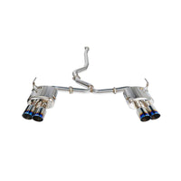 Remark 2015+ Subaru WRX/STi 4in Quad Cat-Back Exhaust Titanium Stainless Resonated