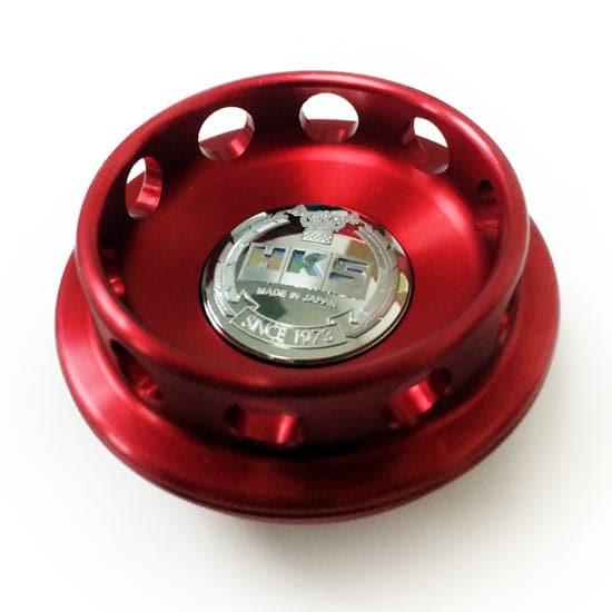 HKS Red Oil Filler Cap for Most Honda and Nissan