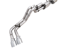 AWE 16-23 Toyota Tacoma 0FG Catback Exhaust w/ BashGuard - Dual Chrome Silver Tips