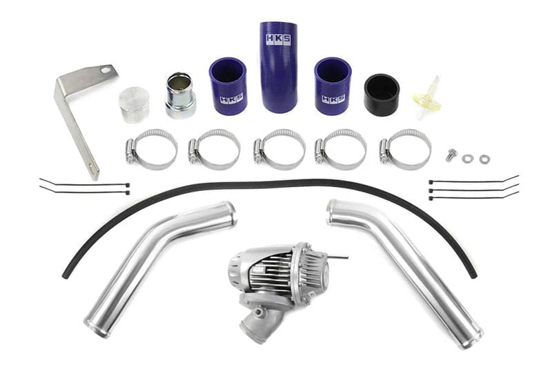 El kit HKS 2008+ Mitsubishi Evo X SSQV4 BOV incluye 2 tubos de aluminio pulido (hks71008-AM015)