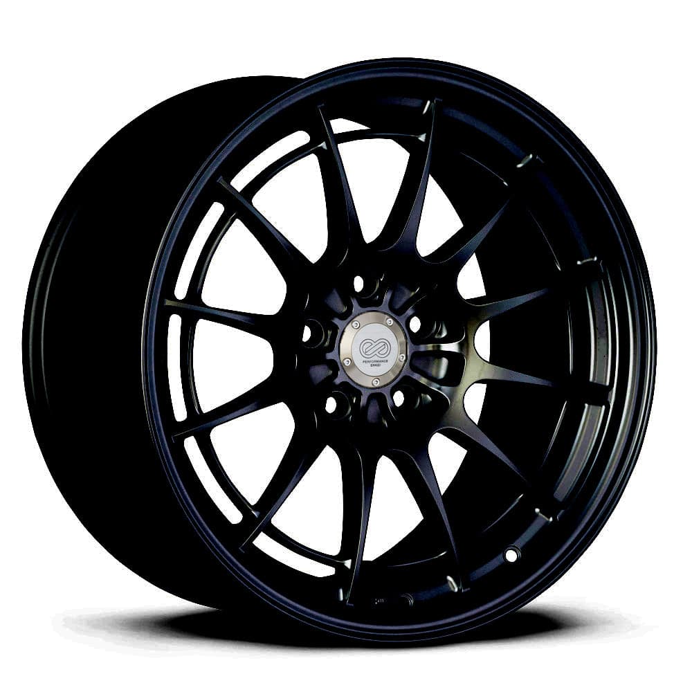 Enkei NT03+M 18x9.5 5x100 40mm Offset Black Wheel (3658958040BK)