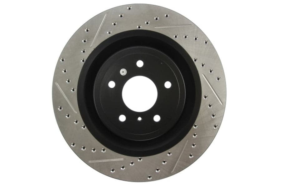 StopTech 2019- Nissan 370Z SportStop Slotted & Drilled Front Right Rotor (st127.42100R)