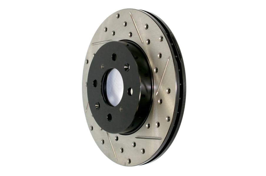 StopTech 2009-2019 Nissan 370Z SportStop Rotor trasero derecho ranurado y perforado (st127.42088CR)