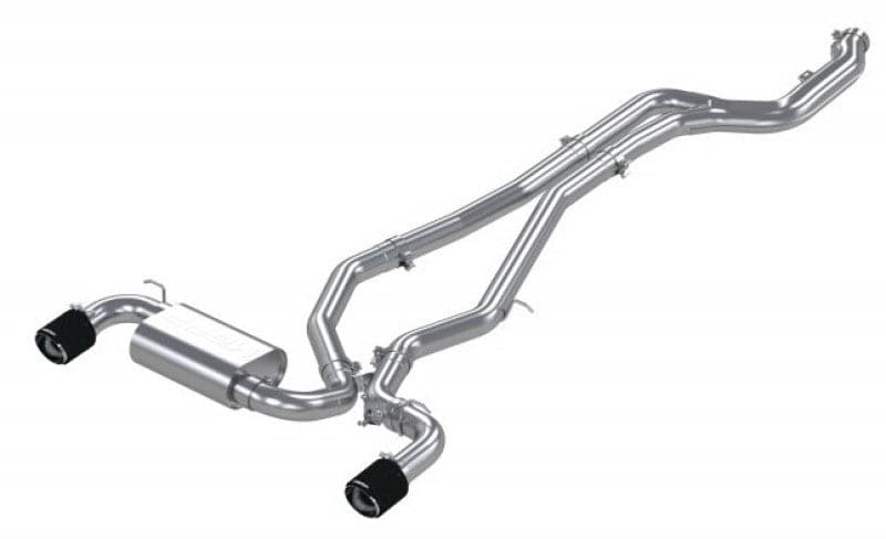 MBRP 2020+ Toyota Supra 3.0L 3 pulgadas Catback Puntas traseras dobles de fibra de carbono - T304