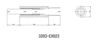 Silenciador universal HKS 2,5 entradas / 4 salidas (hks3203-EX023) 