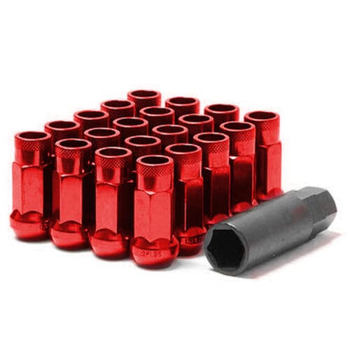 Wheel Mate Muteki SR48 Open End Lug Nuts - Red 12x1.25 48mm