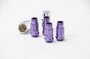 Wheel Mate Monster Locking Lug Nut Set of 4 - Purple 14x1.50