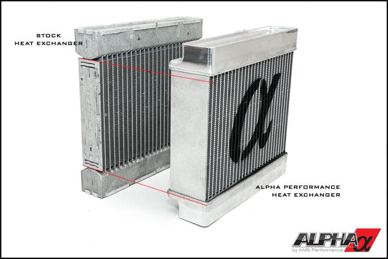 AMS Performance Mercedes-Benz Alpha Auxiliary Heat Exchanger Upgrade (ALP.19.02.0001-1)