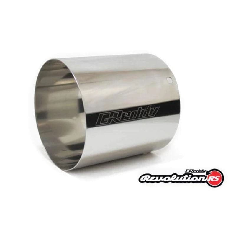 GReddy SS Tip (115mm Dia/120mm Length) for Universal 3in Revolution RS Muffler (gre11001140)