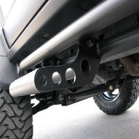 N-Fab RKR Step System 16-17 Toyota Tacoma Access Cab - Tex. Black - 1.75in