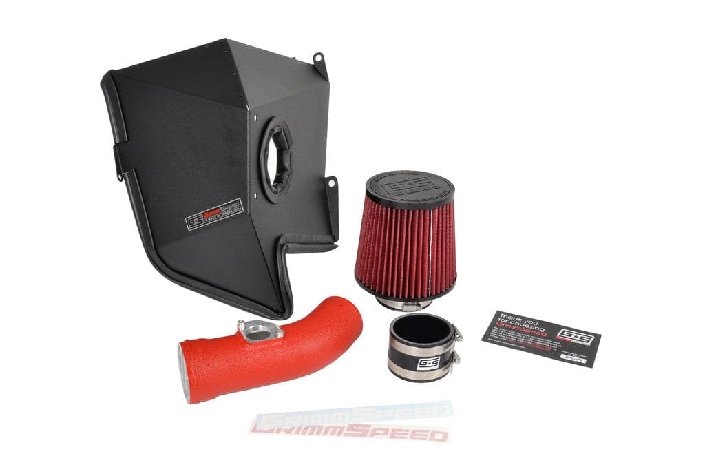 GrimmSpeed 02-07 Subaru WRX / 04-07 STi / 04-08 Forester XT Cold Air Intake - Red (grm060075)