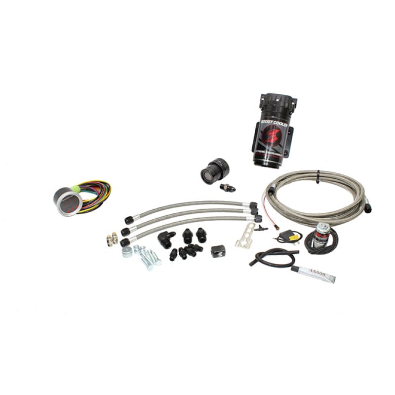 Snow Performance Stg 2 Boost Cooler F/I Prog. Water Injection Kit (SS Braided 4AN Fitting) - No Tank (SNO-210-BRD-T)