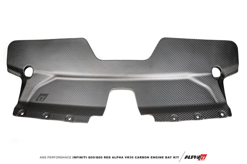 AMS Performance Infiniti 17+ Q60 / 16+ Q50 3.0TT Conducto delantero de carbono Alpha Matte (ALP.28.06.0002-1)