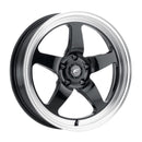 Forgestar D5 Drag 18x5 | 5x120 | -23/2.1" Gloss Black w/ Machine Lip 78.1 (F0918C022N23)