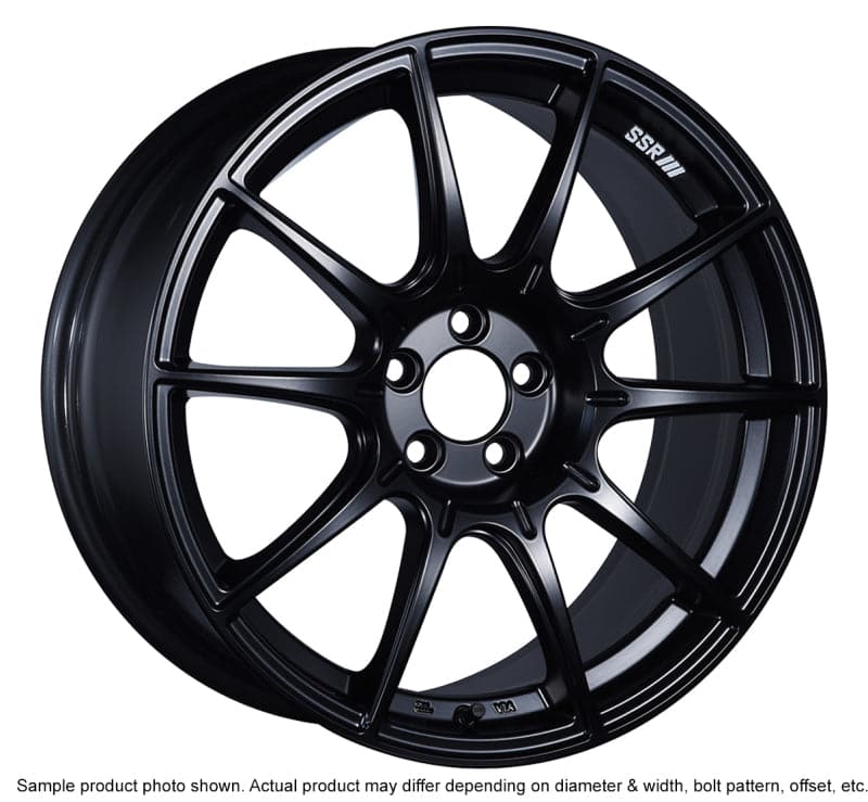 SSR GTX01 19x9.5 5x114.3 Rueda negra plana compensada de 35 mm 04-08 TL / 93-98 Supra