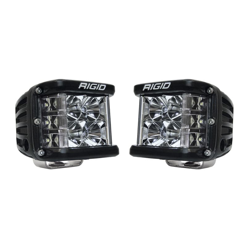 Rigid Industries 16-22 Toyota Tacoma A-Pillar Kit de montaje de luz (incluye cubiertas D-SS Flood/Negro/Ámbar)