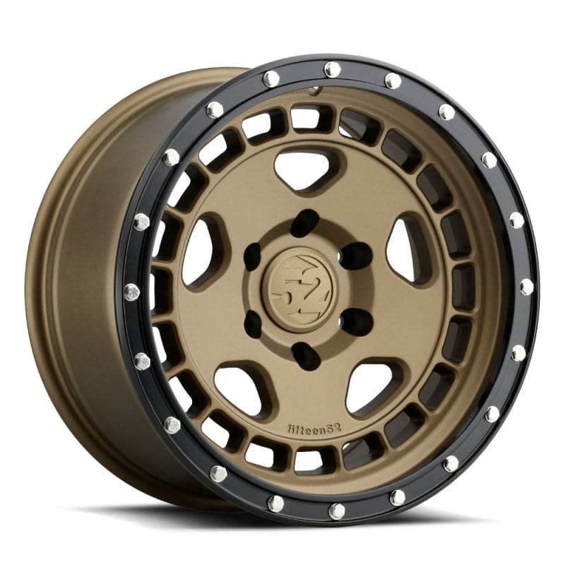 quince52 Turbomac HD 17x8.5 6x139.7 0mm ET 106.2mm Rueda de bronce con bloque de orificio central (THDBB-178569-00)