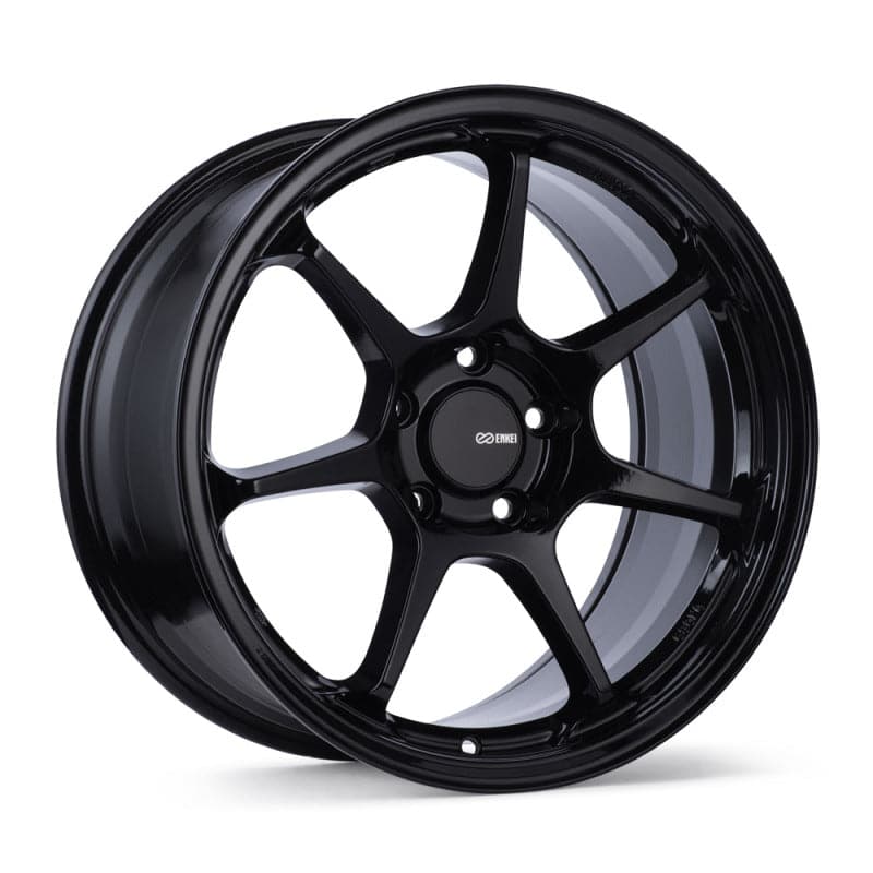 Enkei TS-7 18x9.5 5x114.3 38mm Offset 72.6mm Bore Gloss Black Wheel (535-895-6538BK)