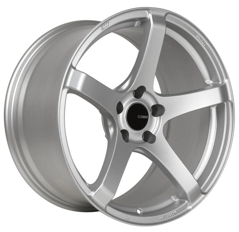 Enkei Kojin 17x9 45mm Offset 5x114.3 Bolt Pattern 72.6mm Bore Dia Matte Silver Wheel (476-790-6545SP)