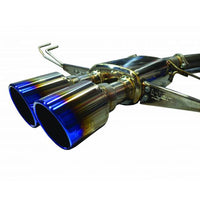 Injen 3in SS Cat-Back Exhaust w/ Dual Burnt Titanium Tips